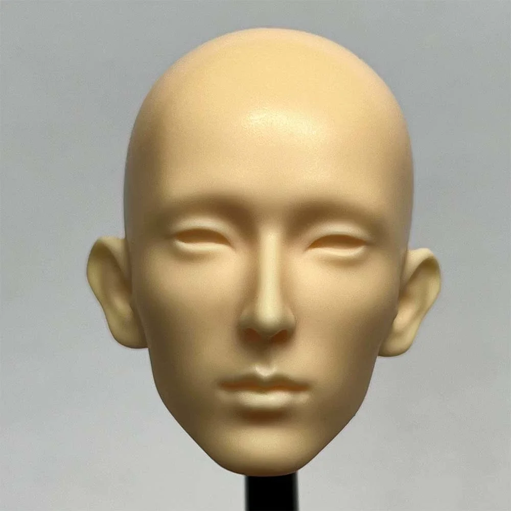 SOuth korea  Star /6 Scale  Male Head Carving Aisa  Unpainted  Toys Model For 12