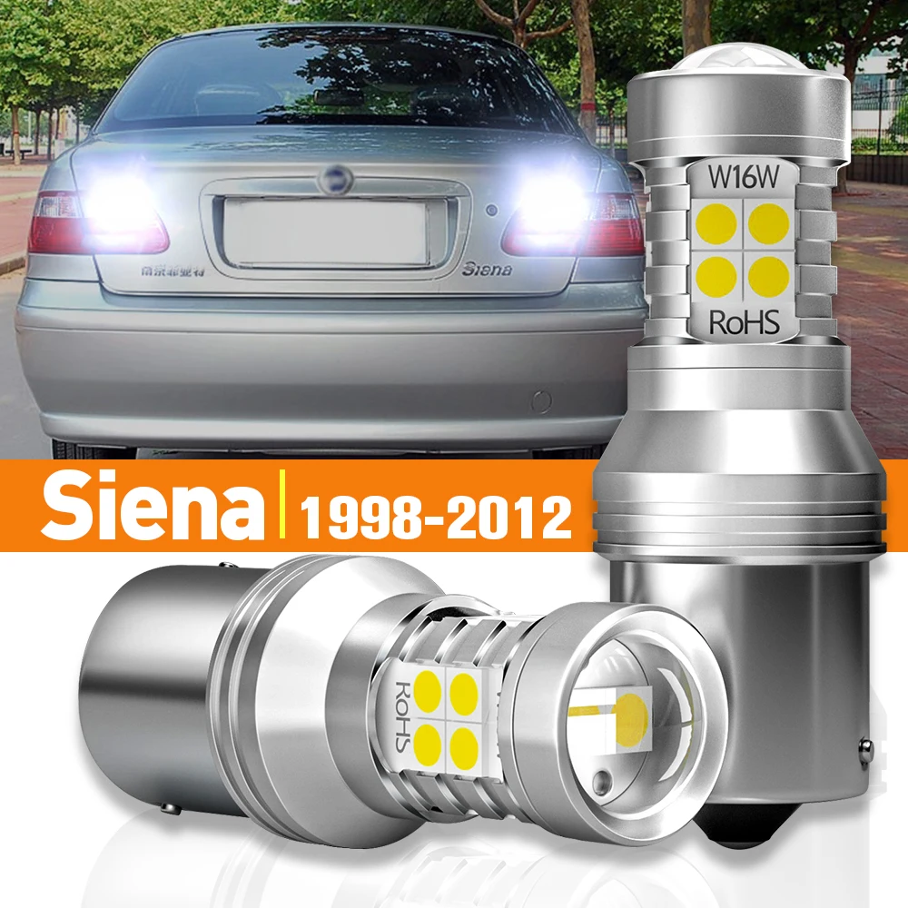 2pcs LED Reverse Light For Fiat Siena 1998-2012 2002 2003 2004 2005 2006 2007 2008 2009 2010 2011 Accessories Canbus Lamp