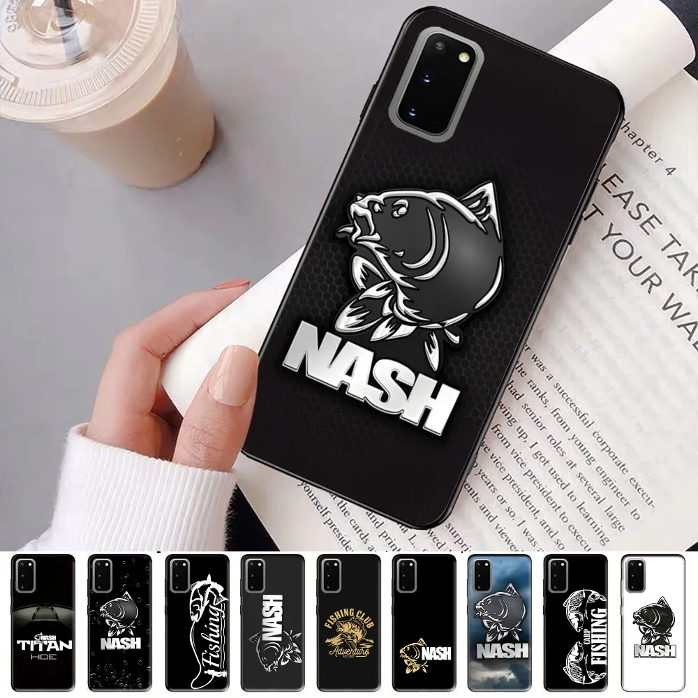 N-Nash Fishing Logo Phone Case For Samsung S 9 10 20 21 22 23 30 23plus lite Ultra FE S10lite Fundas
