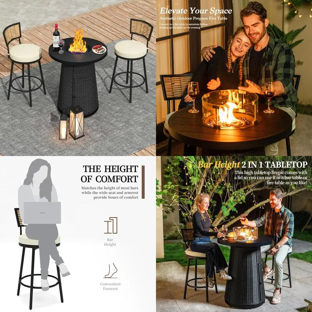 3-Piece Patio Swive… - image