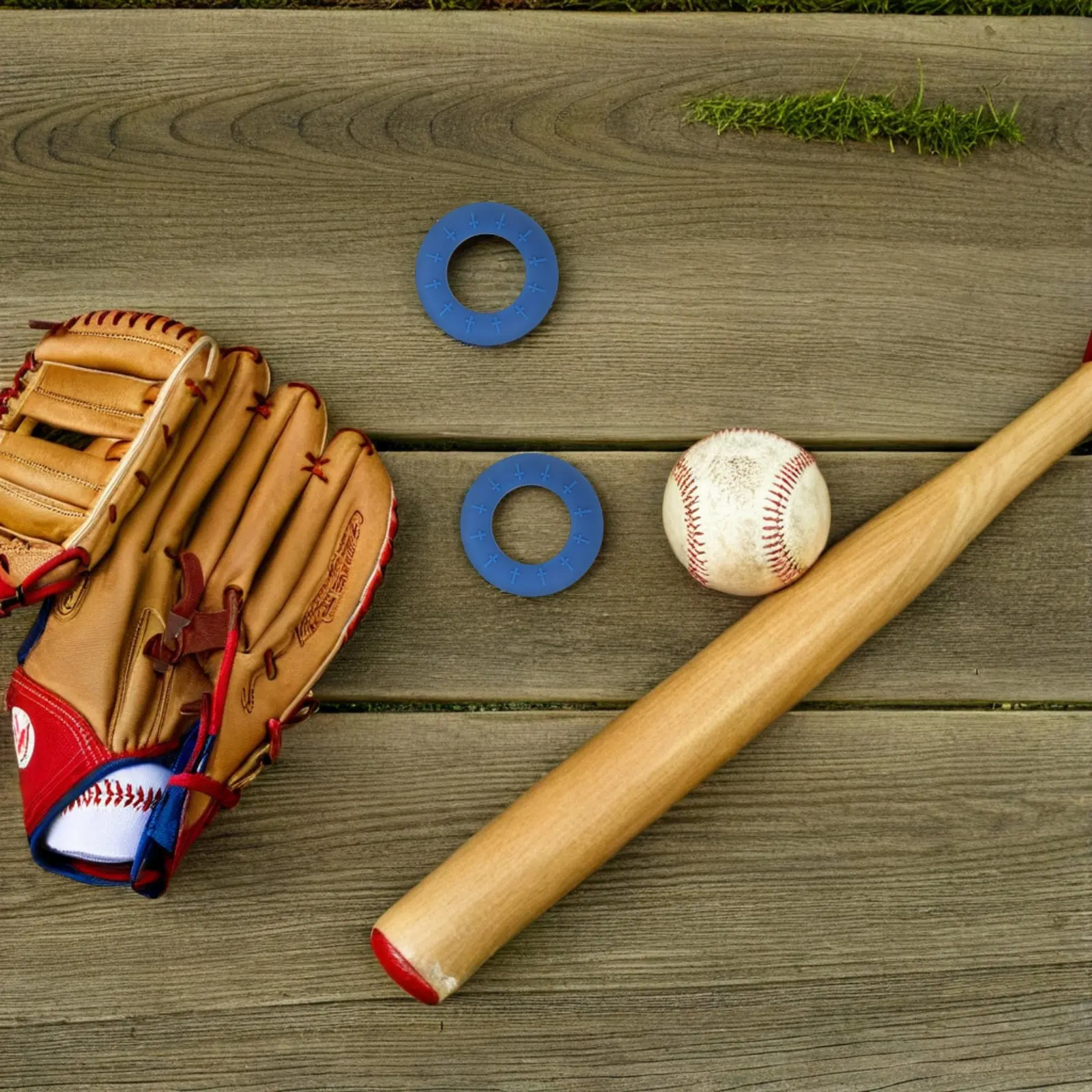 2PCS  Baseball Bat Grip For Baseball Absorbs Sweat Tennis Grip Racket Handle Grip Anti-Skid Overgrip Tape For Pickleball