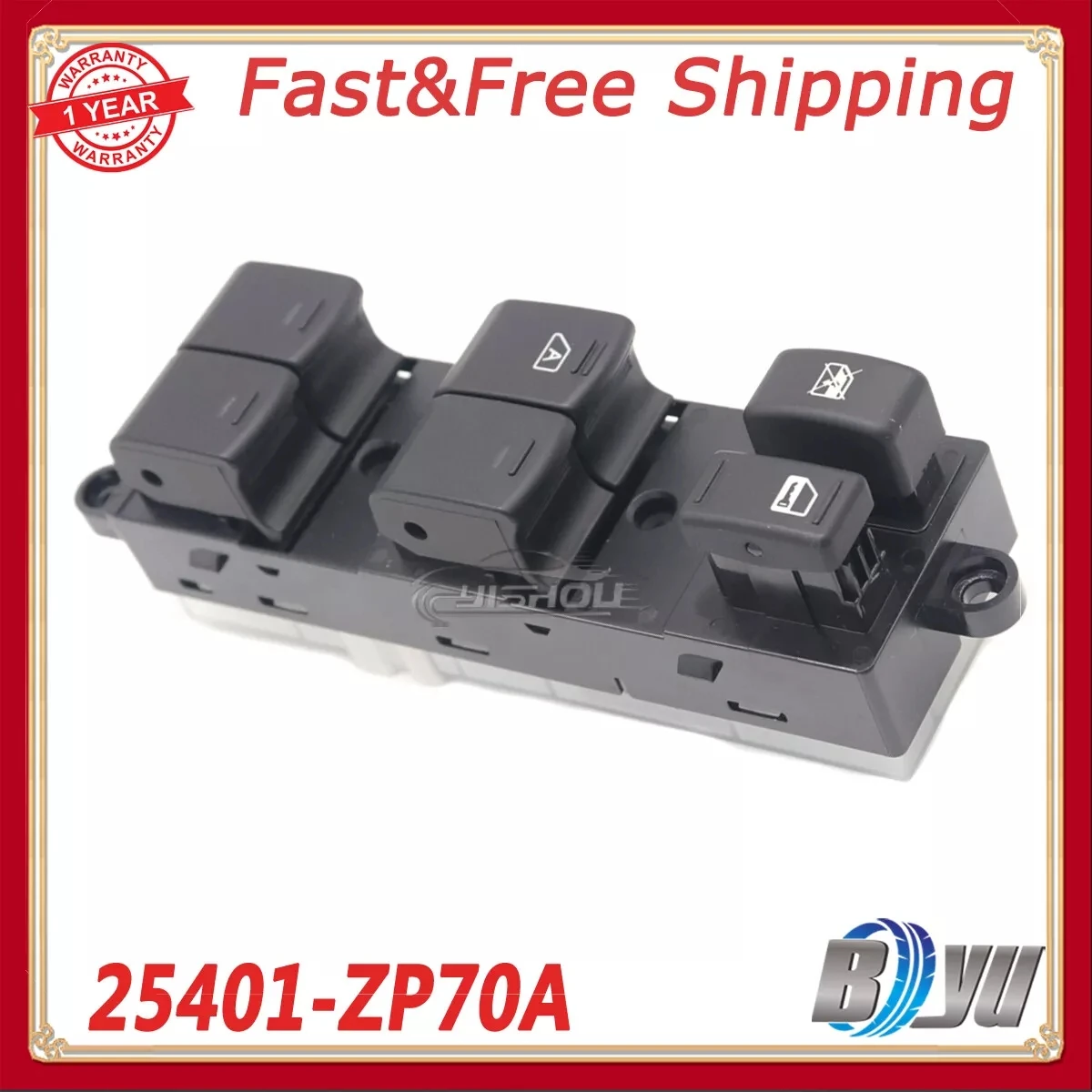 Interruptores de Control de ventanilla eléctrica principal de coche 25401-ZP70A para Nissan Frontier Desert Runner 2013-2019 Xterra 2011-2012