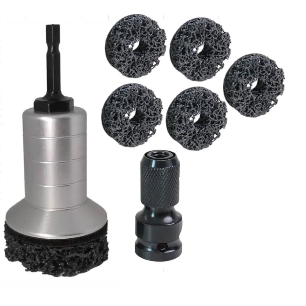 Wheel Hub Surface Cleaning Grinding Head Brake Disc Rust Remover Auto Repair Tool Professional Maintenance Polishing Attachment