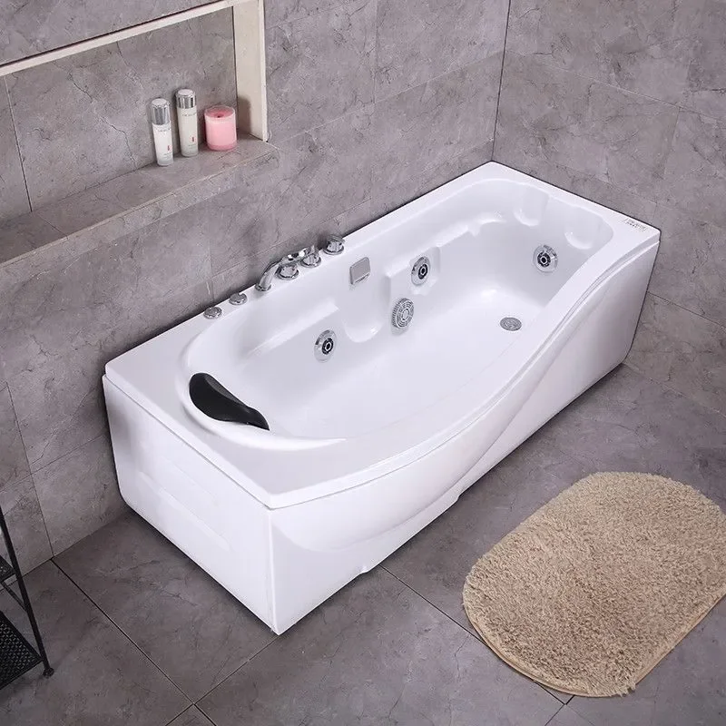 for Adult Acrylic Bathtub Household Separate Toilet Bathroom Surfing Massage Thermostatic Small Apartment Internet Celebrity