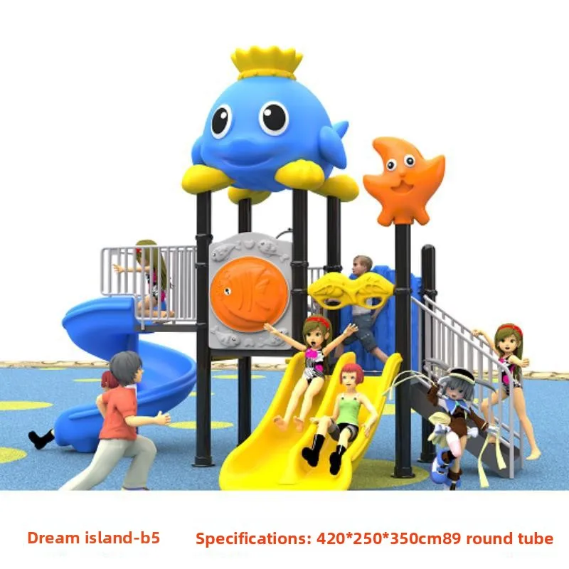 Hot Sale Children Large Playsets Jungle Gym Steel Outdoor Playground Equipment Slide Set for Sale