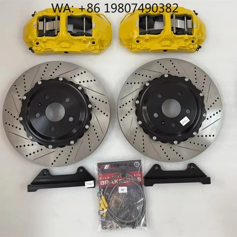

4 Piston Front Wheel Big Brake Caliper Kit 330*28mm Rotor High Performance Racing System Universal For Multi-model Vehicle Modif