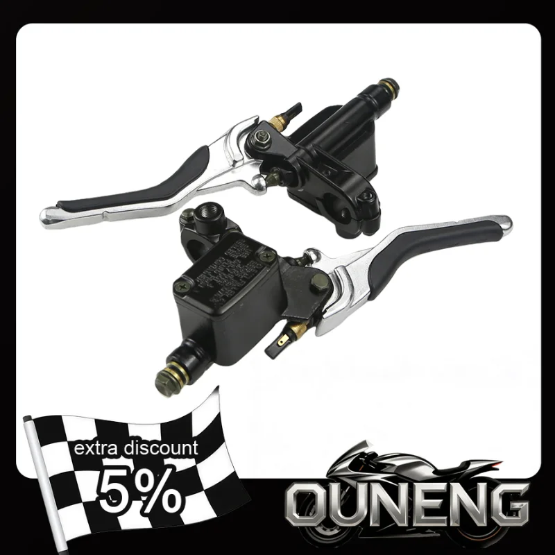 1 Pair Motorcycle Rear Brake Clutch Master Cylinder Reservoir Levers For Yamaha YQ50 Aerox MBK Nitro 1997-2013 Left Right