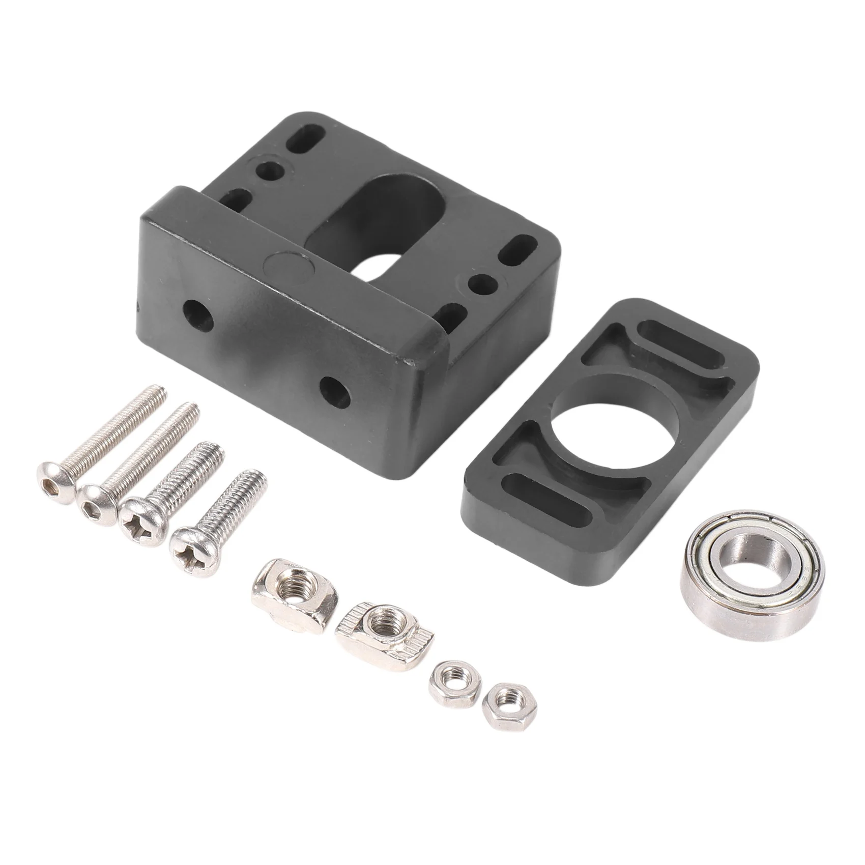 Z Axis Lead Screw Fixing Block Aluminum Block 3D Printer Lead Screw Fix Mount for CR-10 Ender 3 Z-Rod Bearing Holder