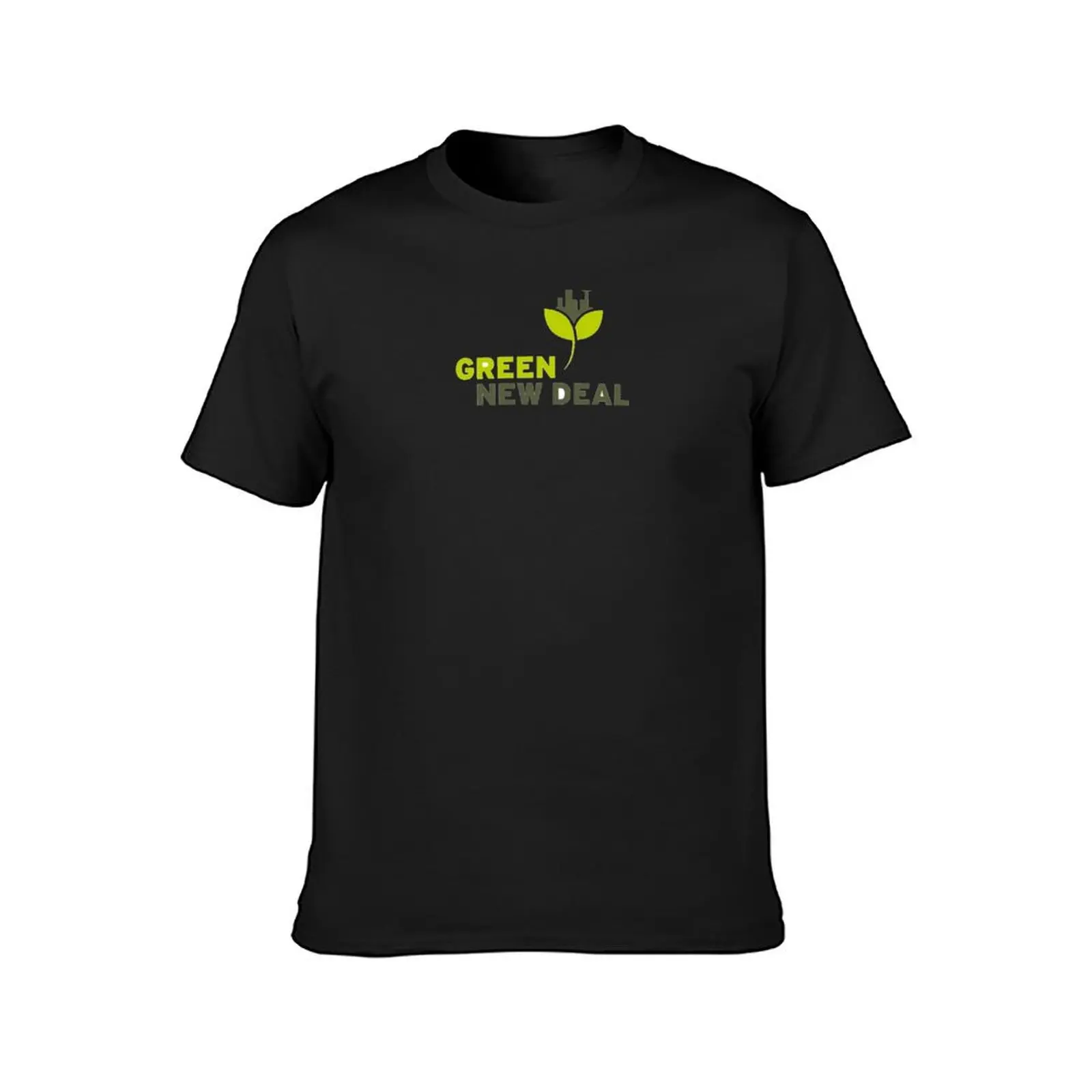 Green New Deal T-Shirt cute clothes tees oversizeds summer tops Men's cotton t-shirt