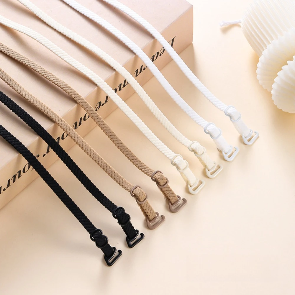 Women Invisible Smooth Bra Straps, Thin Threaded Cloth Shoulder Straps, Cross Beauty Back Design Seamless Bra Accessories
