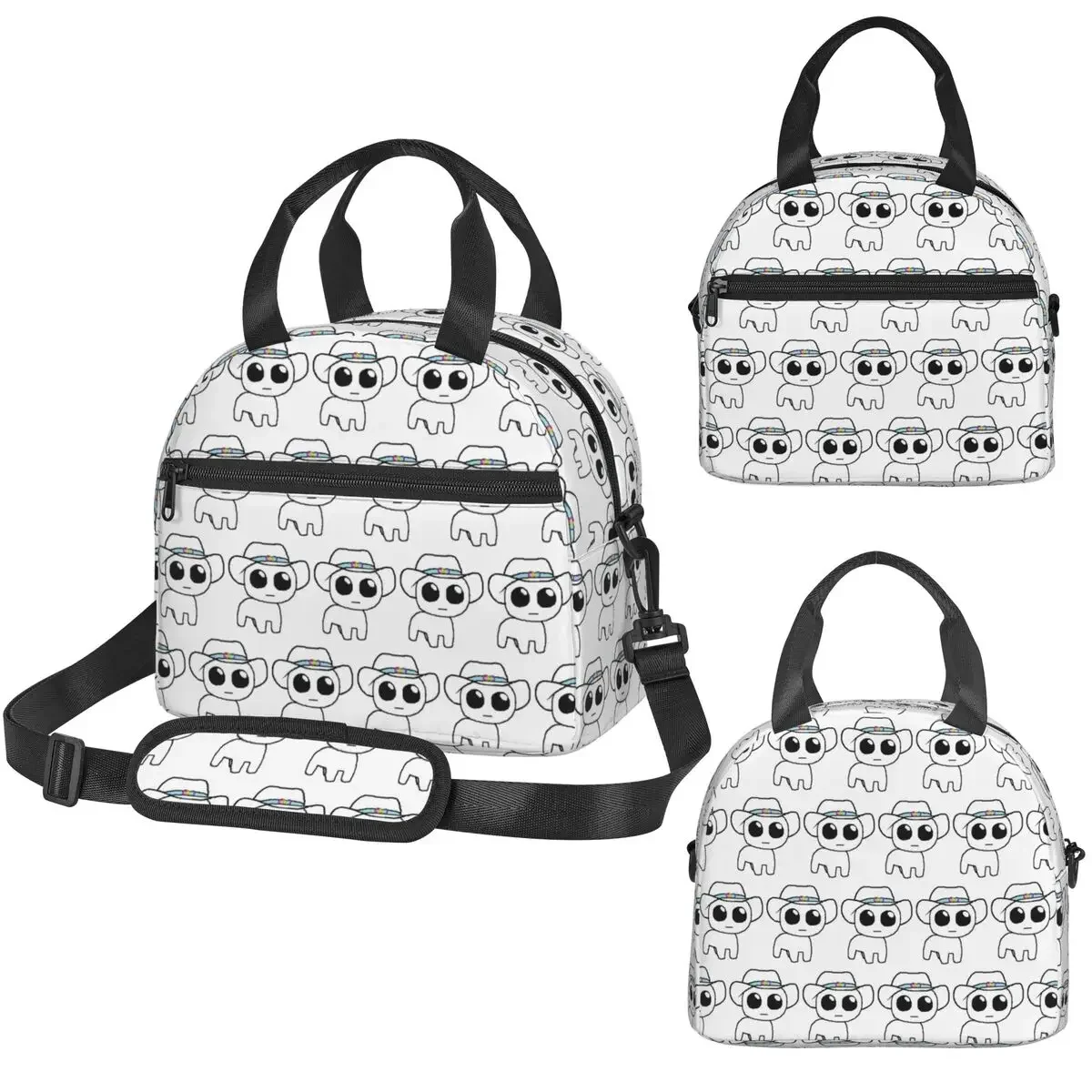 TBH Autism Creature Meme Yippee Insulated Lunch Bag for Women Kids Leakproof Food Boxes Thermal Lunch Box Tote