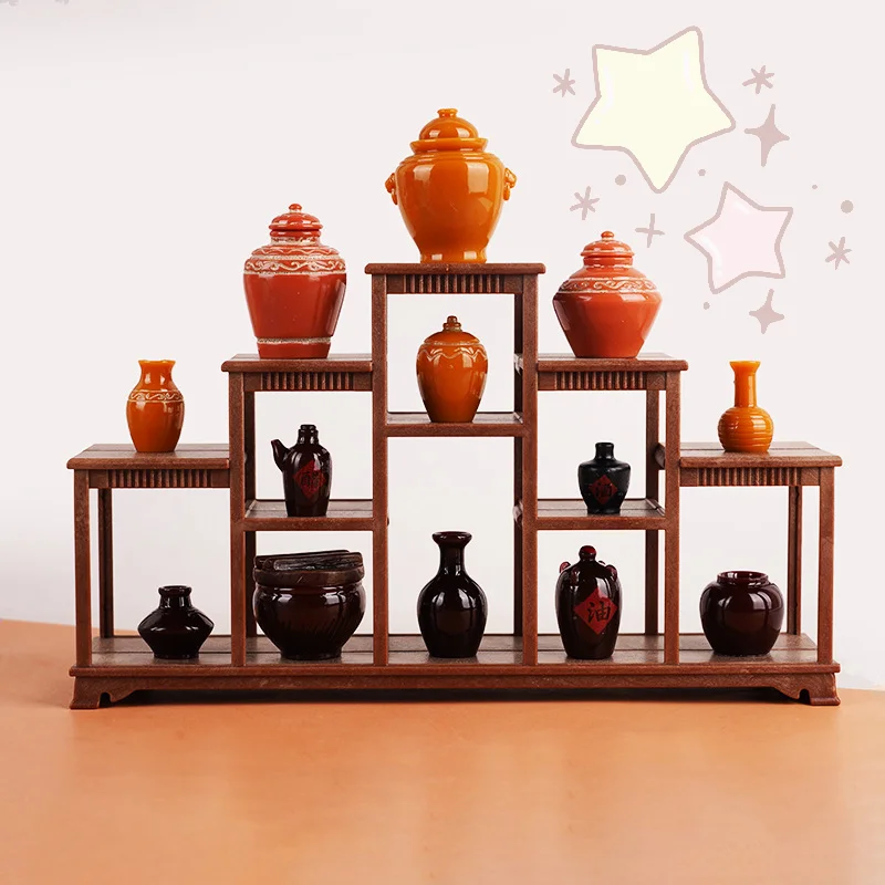 1 قطعة دمية محاكاة Bogu عرض الإطار نموذج لغرفة المعيشة تخزين الرف خزانة عرض DIY بها بنفسك اكسسوارات الديكور