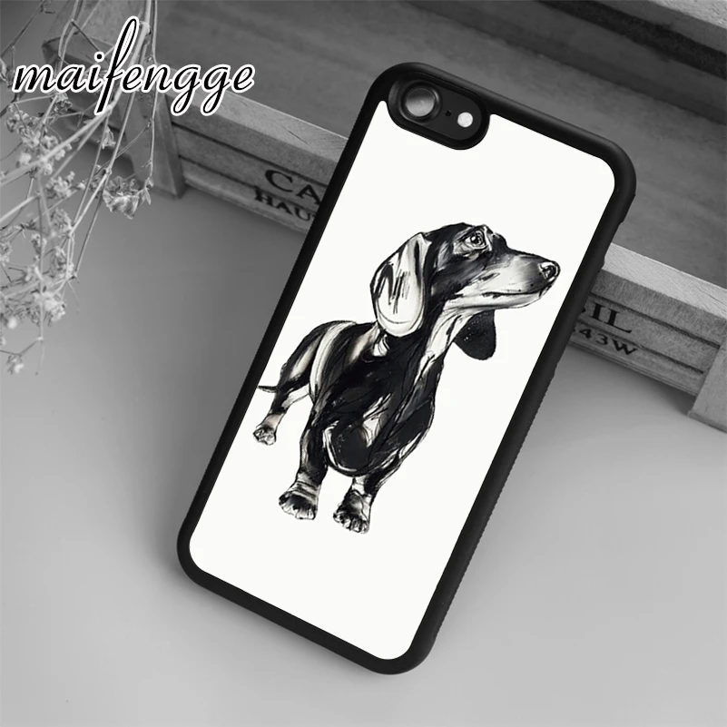 maifengge Dachshund Teckel Dackel Dog Case For iPhone 15 16 14 plus X XR XS max 11 12 13 Pro