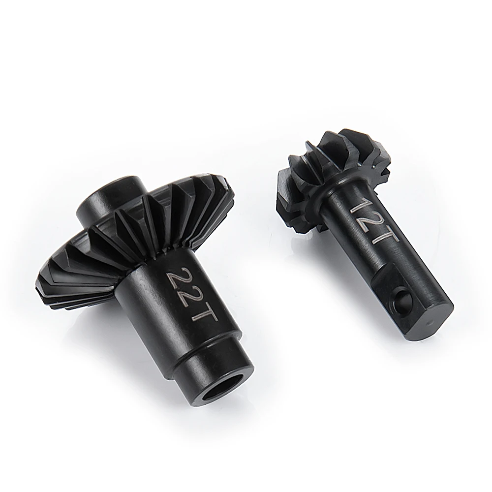 AXSPEED 22/12T 24/12T 26/12T Stahl Overdrive Underdrive Helical Gear für 1/18 RC Crawler Axial TRX4M Upgrade Teile – Detail 7