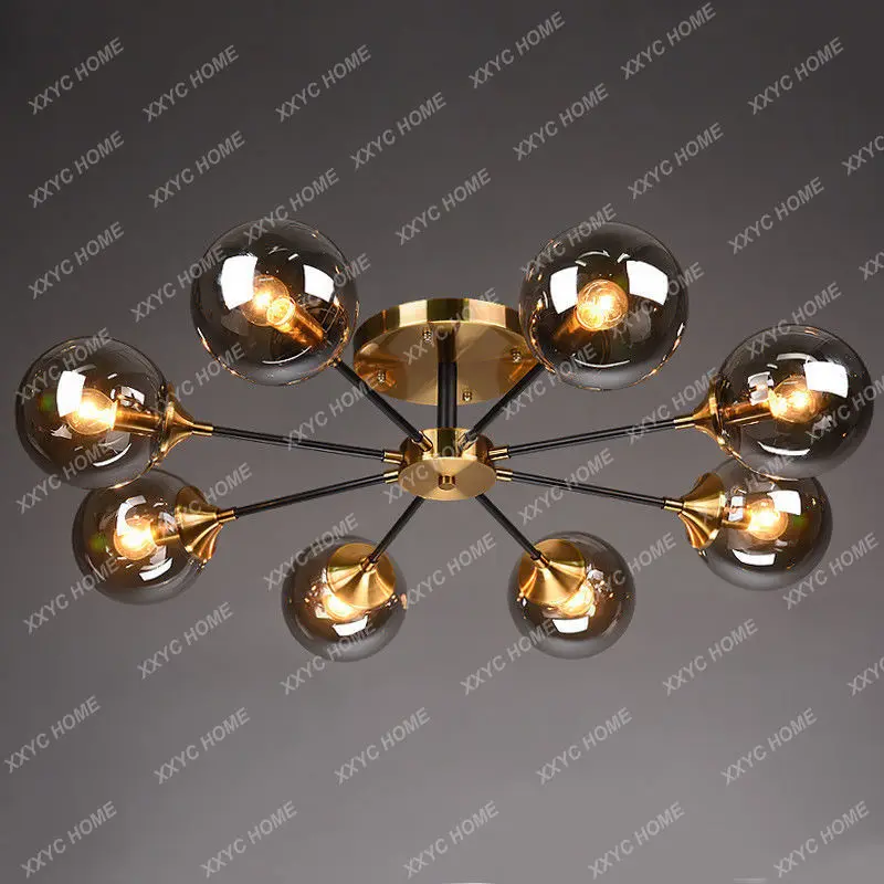 

Home living room bedroom light new room light Internet celebrity high-end light luxury creative personality retro industria