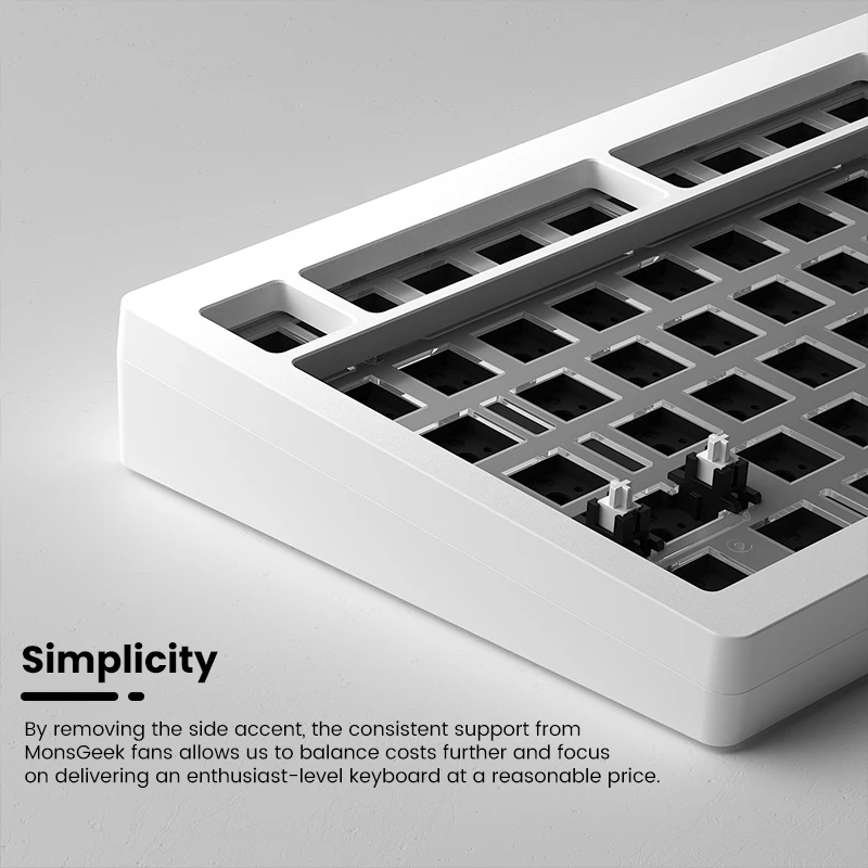 Imagem -05 - Akko-monsgeek M1w v3 75 Teclado Mecânico Kit Faça Você Mesmo Ansi Iso Layout Hot Swap Rgb Gasket Mount Kit Alumínio Barebones Modos