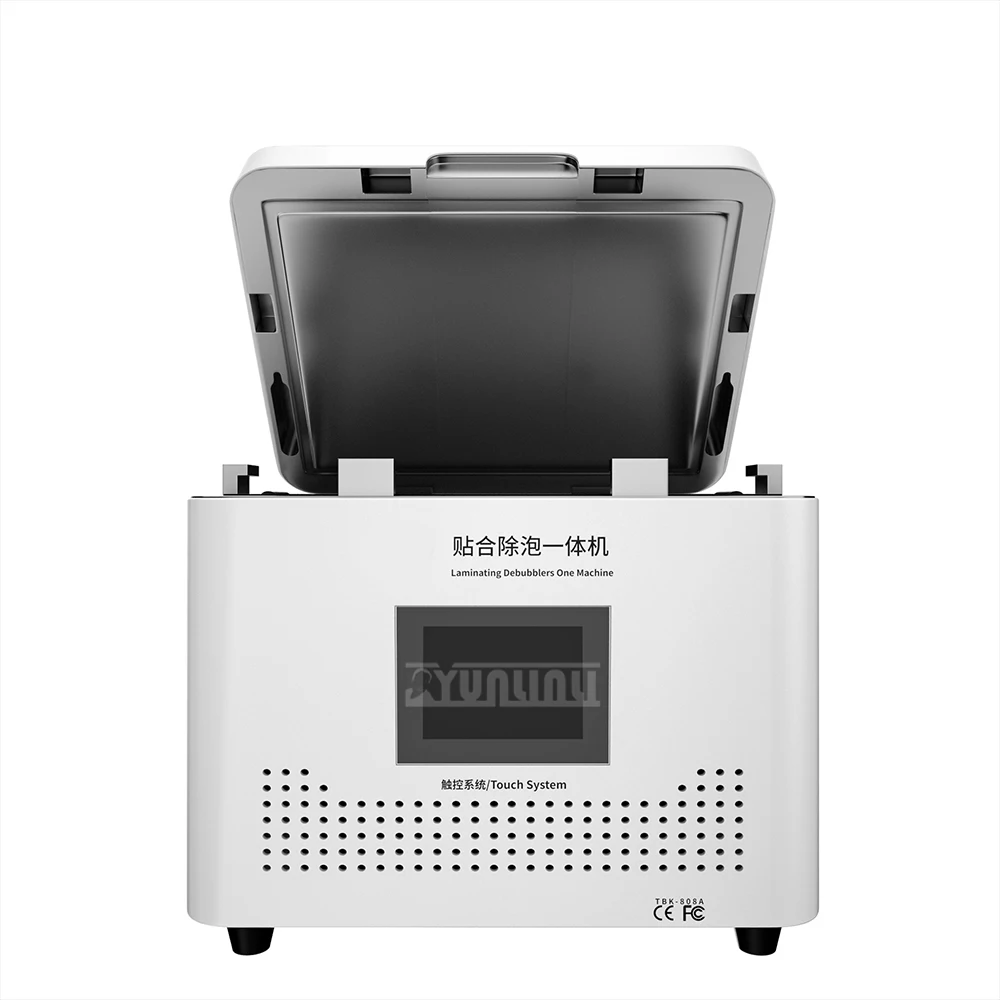 TBK 808A Vacuum OCA Laminator Debubble Machine For iPad 12.9 Inch Mobile Phone Screen Tablet Flat Front Glass LCD Repair