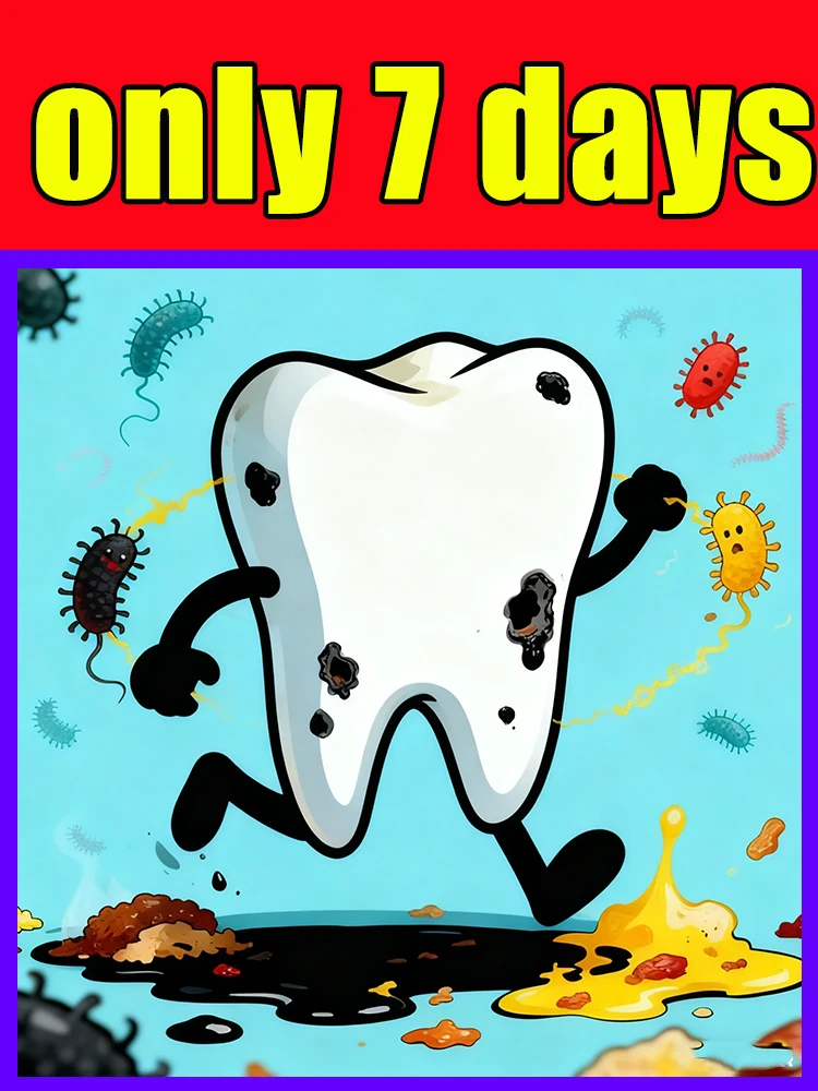 

Tooth restoration! Just two minutes a day, and cavities will slowly heal, and tooth enamel will become stronger.