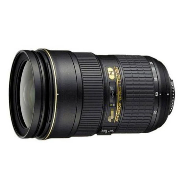 Un conjunto de nuevo Zoom de lente + anillo de goma de agarre de enfoque para Nikon AF-S AFS NIKKOR 24-70mm 24-70mm 1:2,8 G f/2,8G ED pieza de reparación de cámara
