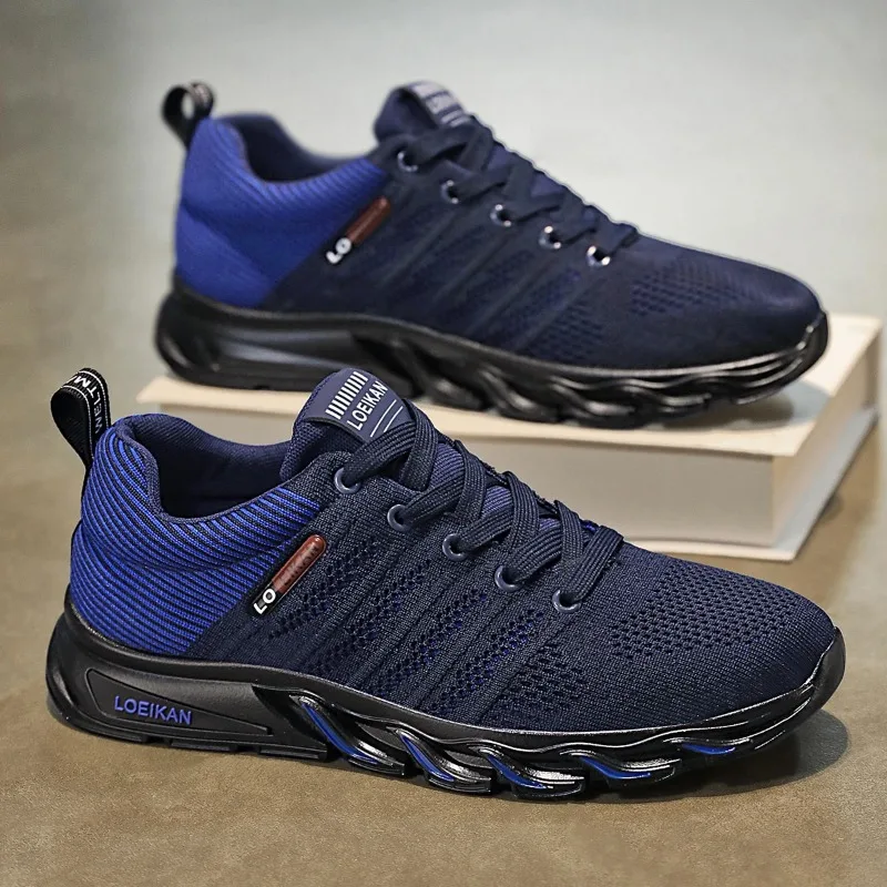 

2025 Shoes for Men Sneakers Casual Outdoor Summer Mesh Breathable Running Tennis Platform Sports Hiking Designer Luxury Loafers