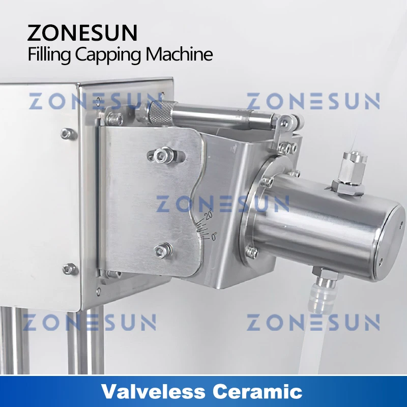 ZONESUN Automatic Vial Filling Sealing Machine Glass Plastic Bottle Flip off Cap Dropper Cosmetic Products Production ZS-XBFC20
