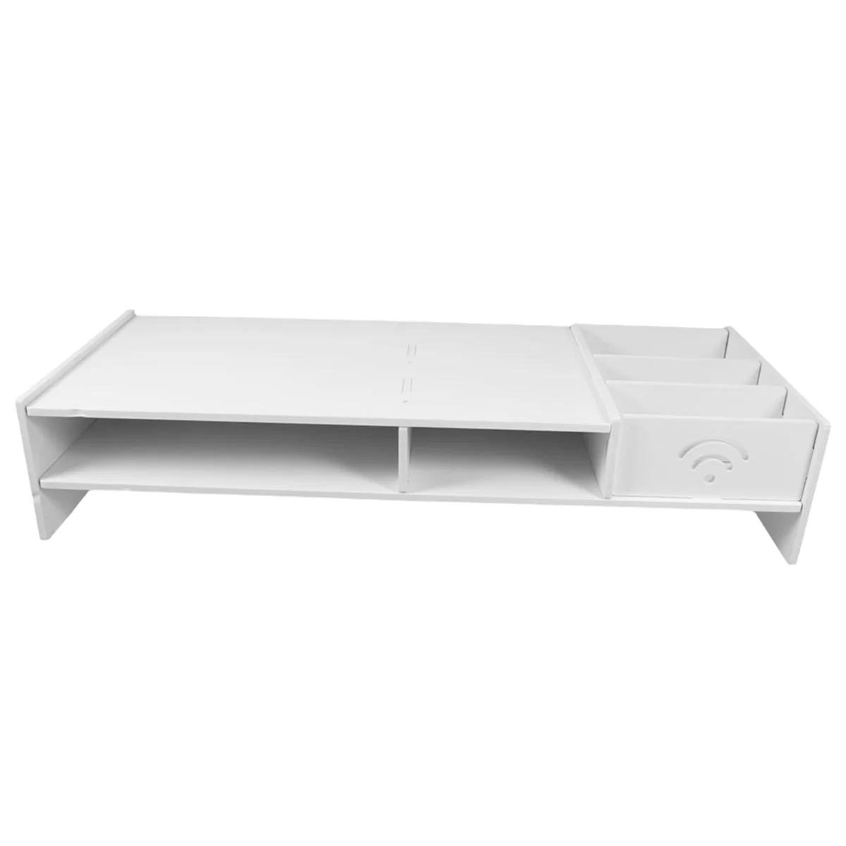 

2025 New Computer Monitor Stand Riser Multi-Function PC Laptop Holder Desk Organizer Shelf Easy Assemble for Home Desktop