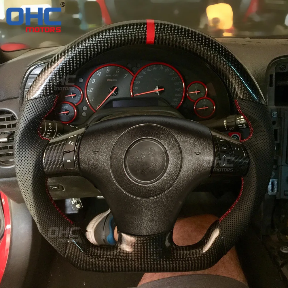 

Applicable to:Suitable for Chevrolet C6 carbon fiber sports car steering wheel custom modified steering wheel
