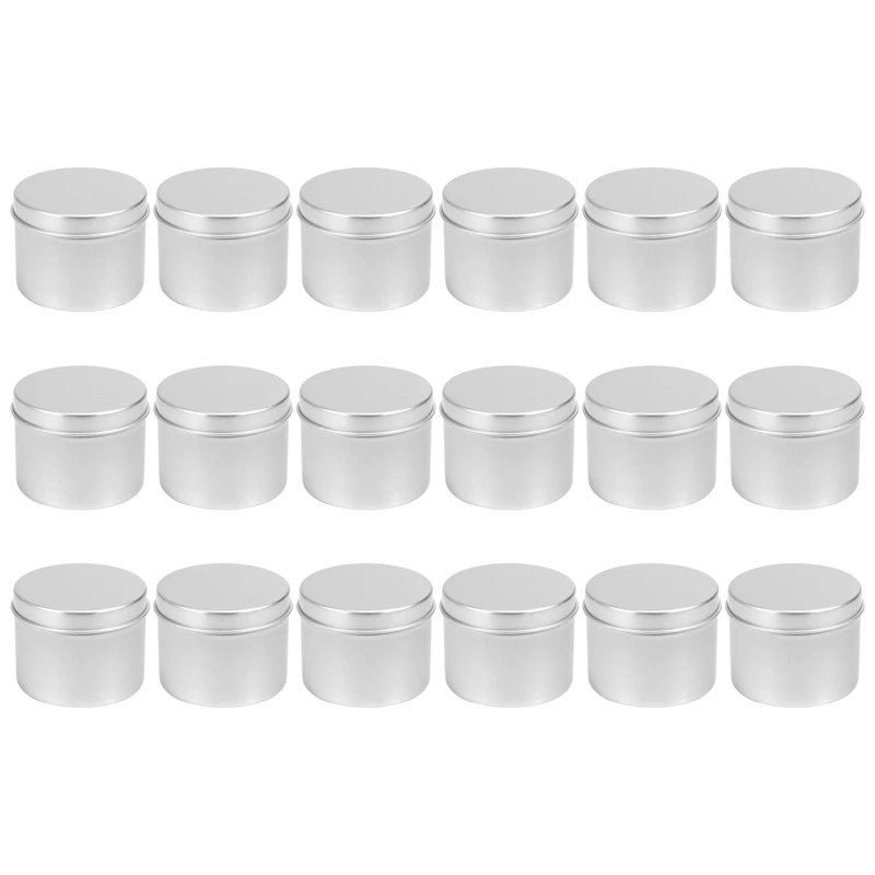 18 Piece Candle Tin , 4 Oz, Candle Containers For DIY Candle Making,Candle Container,Handmade Candle Making Tools