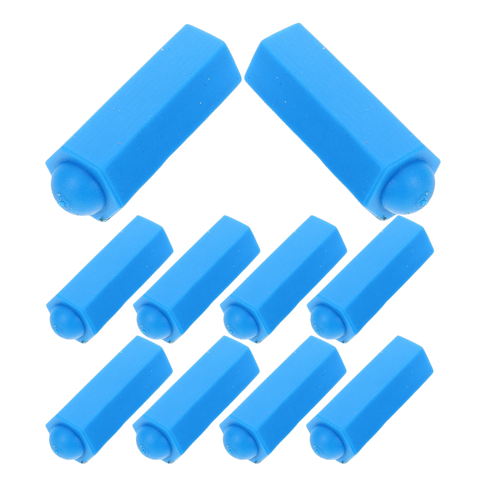 

10 Pcs Billiard Cue Protective Cover Pool Accessories Billiards Tip Blue Stick Cues Sleeve Snooker Case