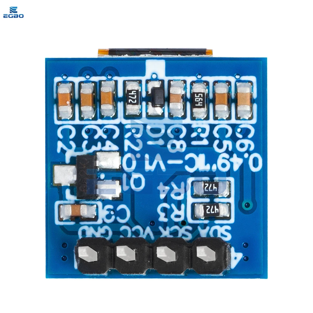 1 ~ 5 قطعة EGBO 0.49 بوصة OLED عرض وحدة LCD الأبيض 0.49 "شاشة 64x32 I2C IIC واجهة SSD1306 سائق لاردوينو AVR STM32