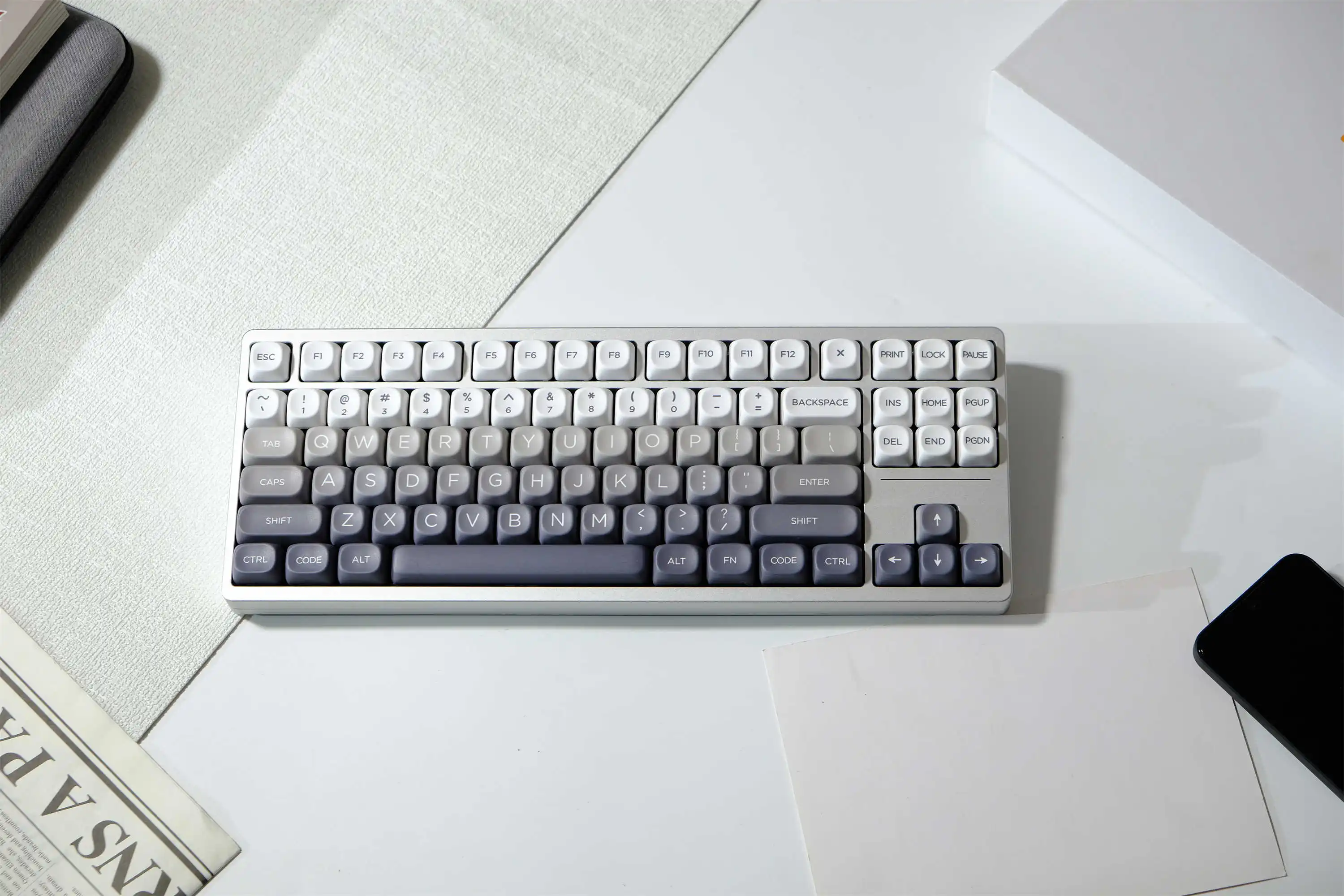 GMK Fine Dust Keycap 126 Keys PBT Keycaps MOA Profile DYE-SUB Customized Keycaps For Mechanical Keyboard