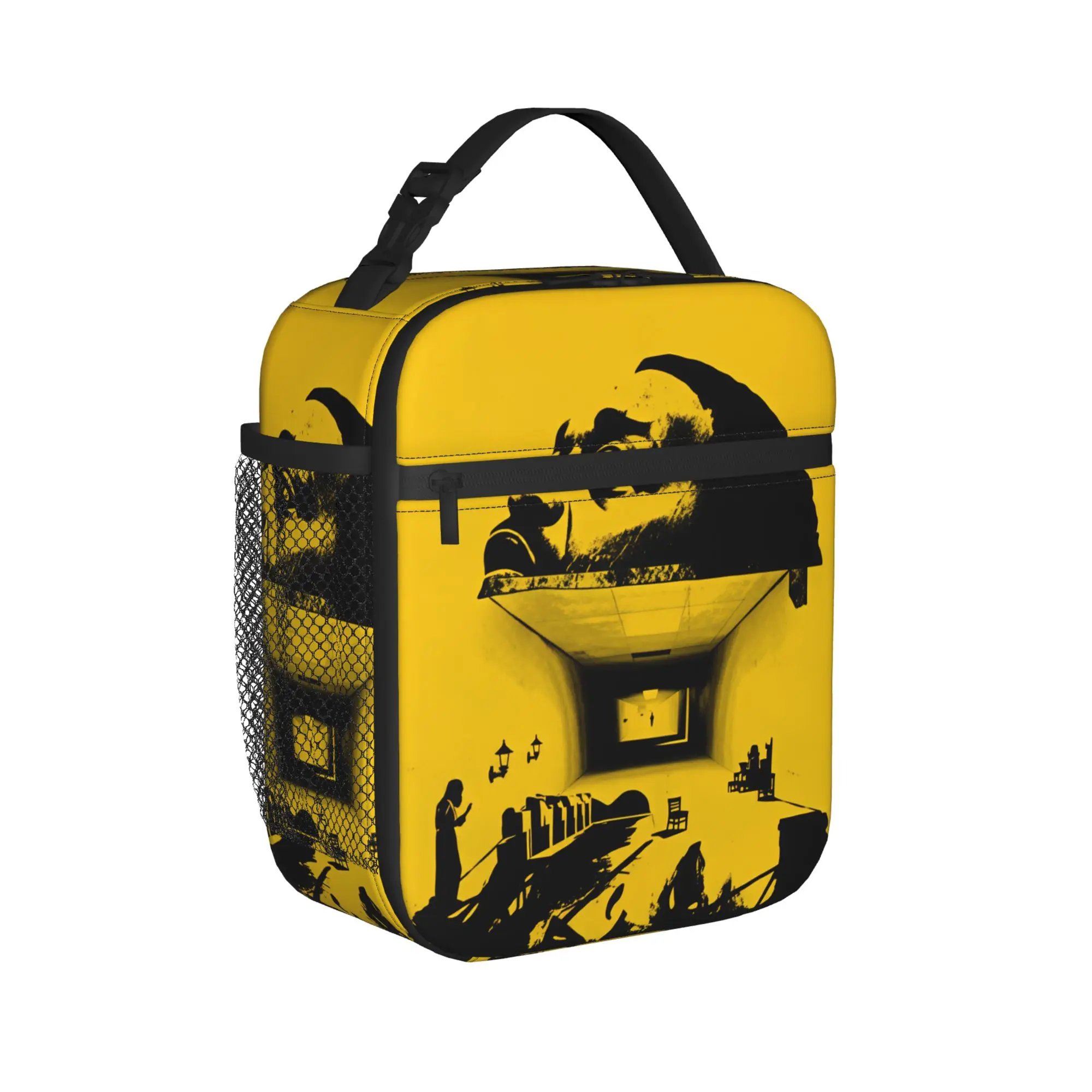 The Backrooms  Lunch Bag For Child  Print Lunch Box Aesthetic Office Cooler Bag Portable Oxford Tote Food Bags