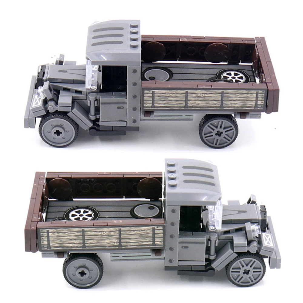 Camión de Transporte Militar MOC, Vehículo Blindado, Figuras de Soldados, Bloques de Construcción, Juego de Ladrillos para Niños, Juguetes