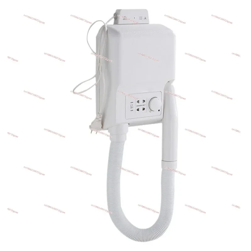 Bathroom Skin Dryer Hotel Wall-Mounted Electric Hair Dryer Bathroom Dry Hair  Blowing Air Hose Accessories