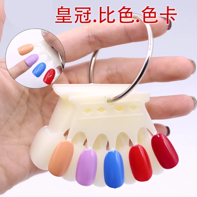 50 pcs Nail Art Professional Nail Salon Color Comparison Swatch Cards  Manicure Color Selection and Presentation