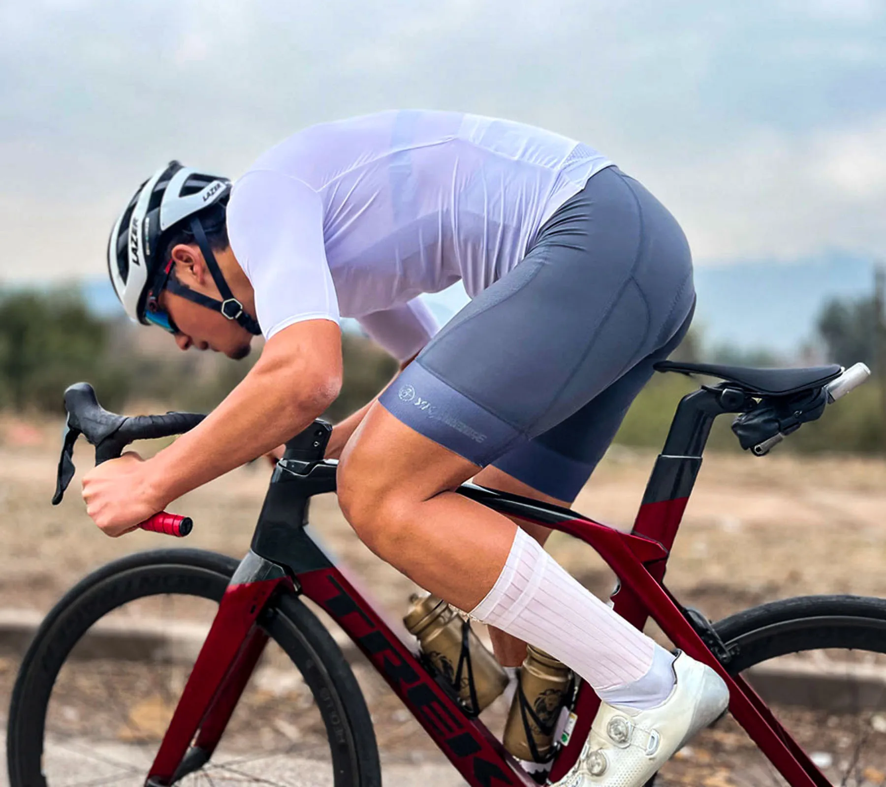 YKYWBIKE Fahrradshorts Elastische Interface Paris Radsport-Trägerhose Herren Fahrradshorts 7-Stunden-Gepolsterte Fahrradbekleidung – Detail 9