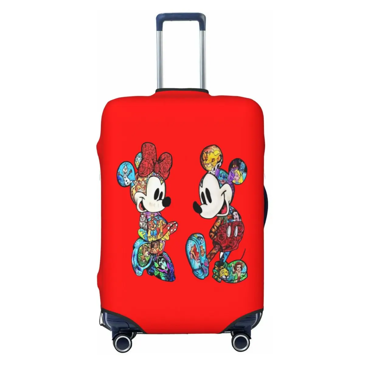 

Custom Mickey Mouse Anime Cartoon Suitcase Cover Elastic Luggage Covers Protector for 18-32 inch