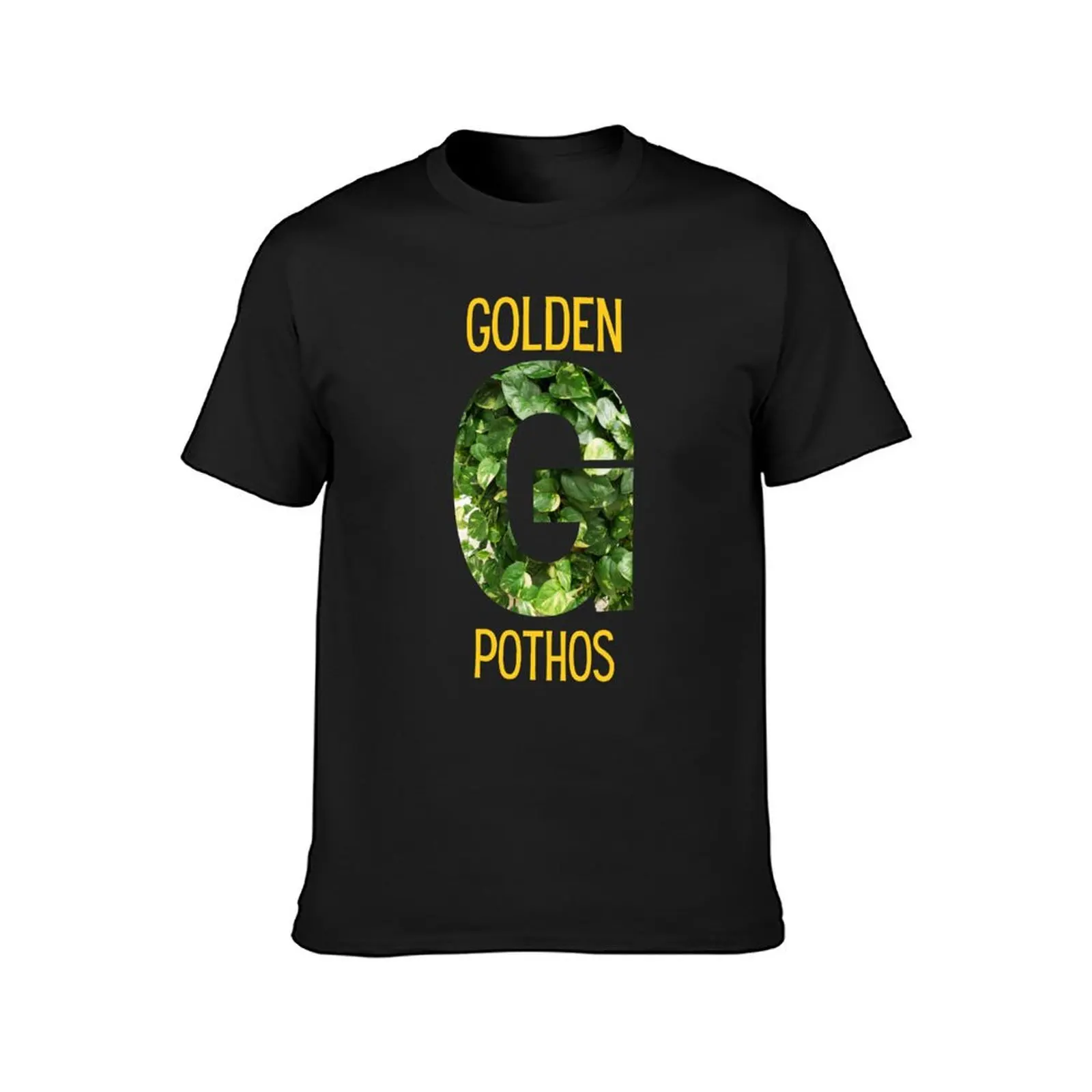 Houseplant Alphabet - G is for Golden Pothos Devil's Ivy T-Shirt cute tops sports fans tees kawaii clothes men workout shirt