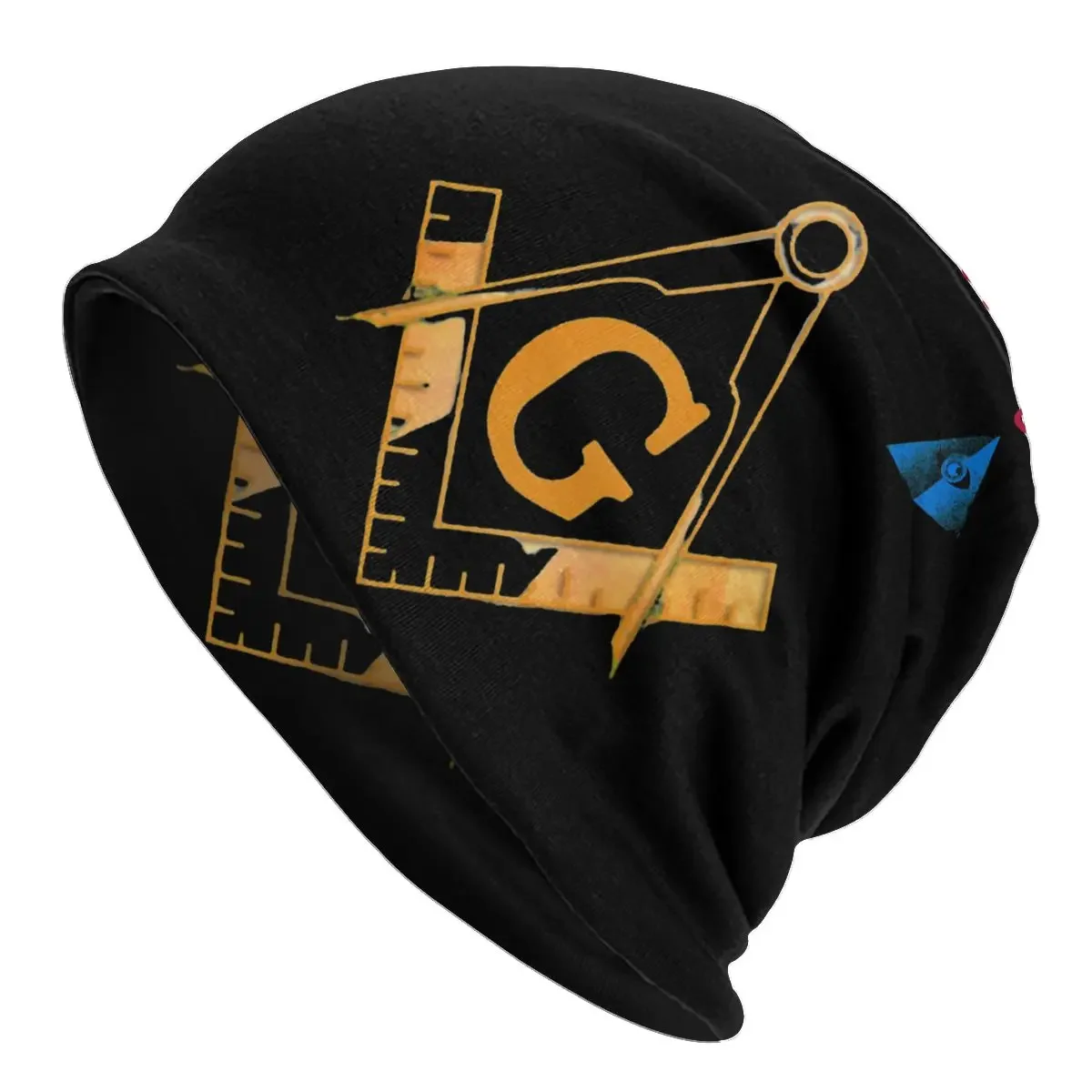 Bonnet Hats Freemasonry Men Women's Knitting Hat Masonry Refers To Fraternal Organizations  Cap Beanies Thermal Elastic Caps