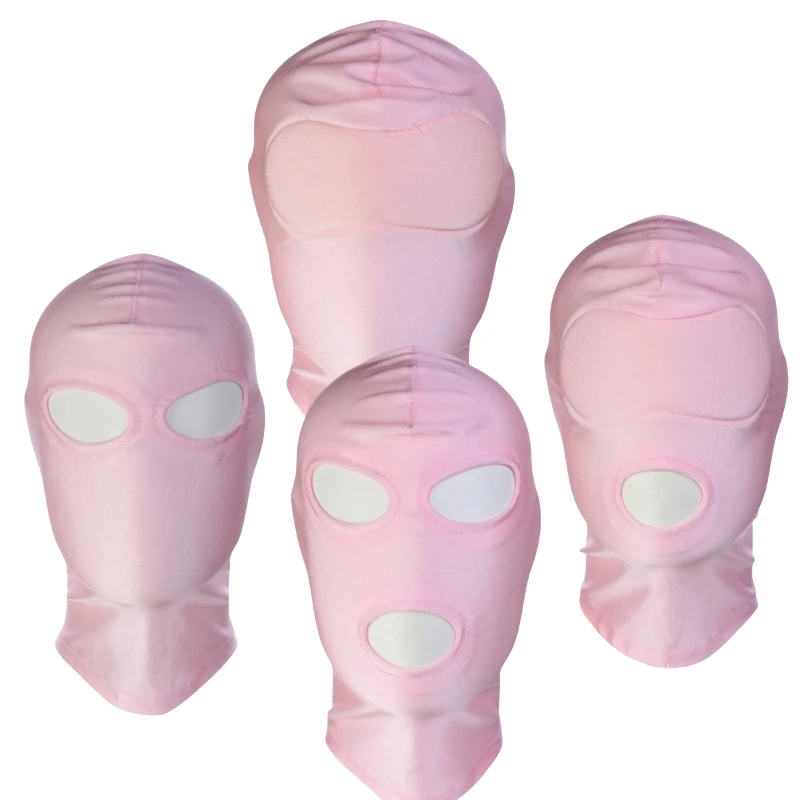 Exotic BDSM Blindfold Games Accessories with Sexy Slave Bondage Multiple Forms Elastic Hood Mask for Couple Role Play Sex Toy