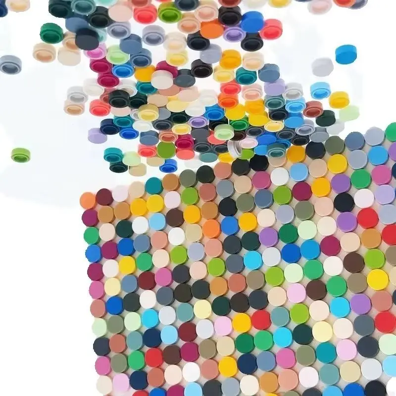 

1000 шт. 98138 Детали для конструктора: круглые плитки 1x1, пиксельные элементы для рисования, совместимые со всеми брендами, развивающие игрушки DIY для детей