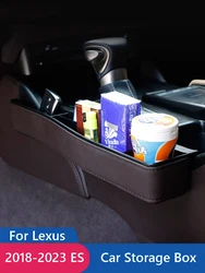 Brown Seat Storage Box For Lexus ES 250 300H 350 2018 2019 2020 2021 2023 Car Central Control Storage Box Black Storage Box