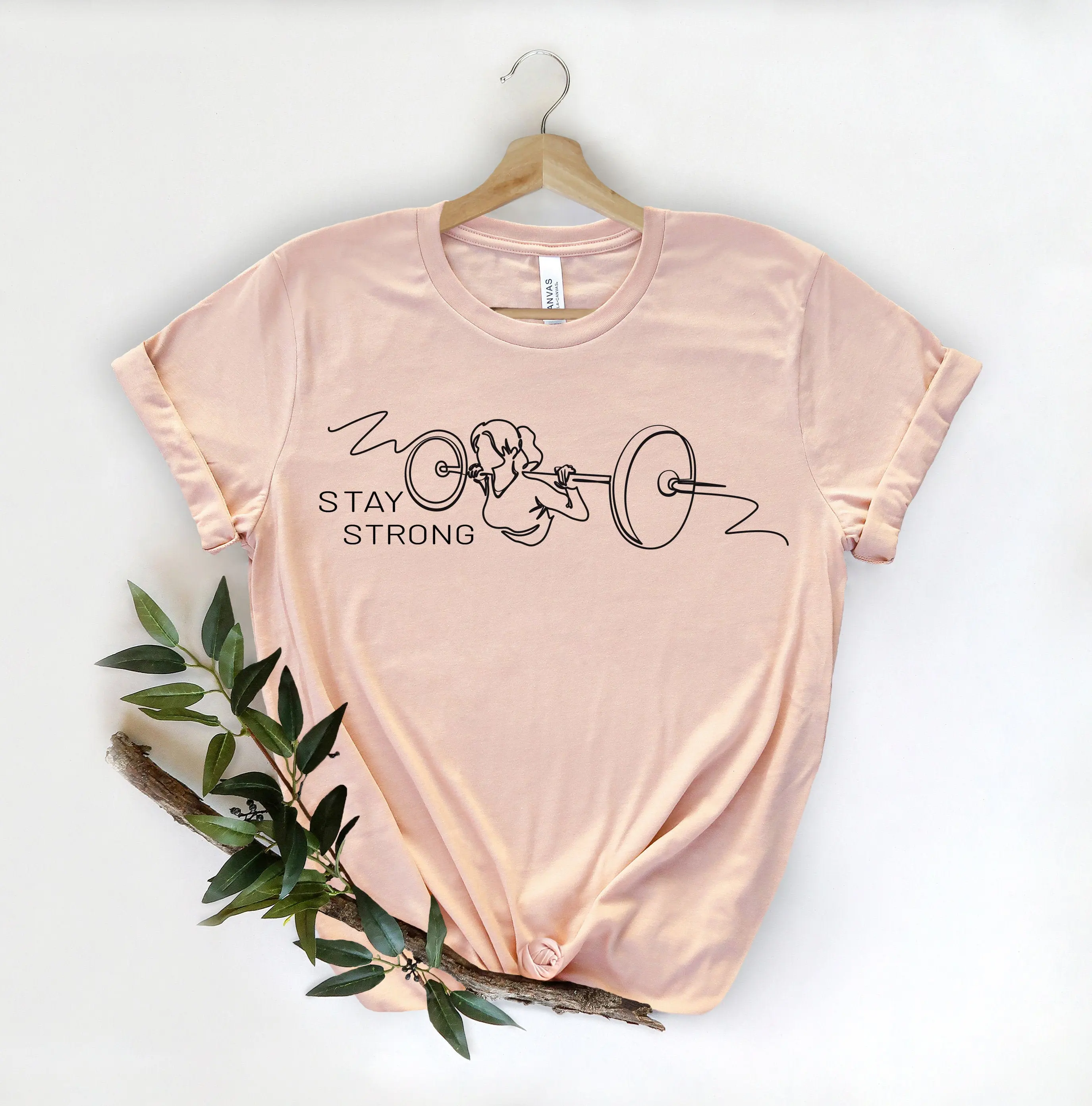 Stay strong shirt WorkouT T gifts for women fitness gym