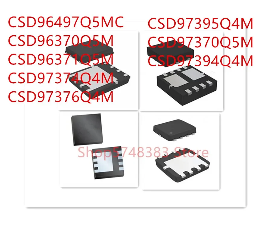 10 pezzi CSD96497Q5MC CSD96370Q5M CSD96371Q5M CSD97374Q4M CSD97376Q4M CSD97395Q4M CSD97370Q5M CSD97394Q4M