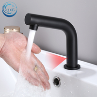 OXG Black Basin Faucet Sensor basin sink Faucet washbasin Faucet Automatic water outlet Hot Cold Mixer Crane Basin Taps
