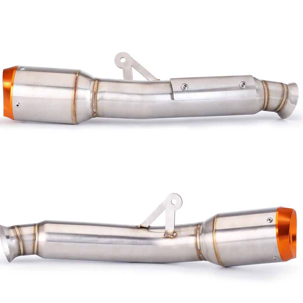 Moto  Link Pipe with Muffler For KTM DUKE 790 DUKE 890 Motorcycle Exhaust System Escape