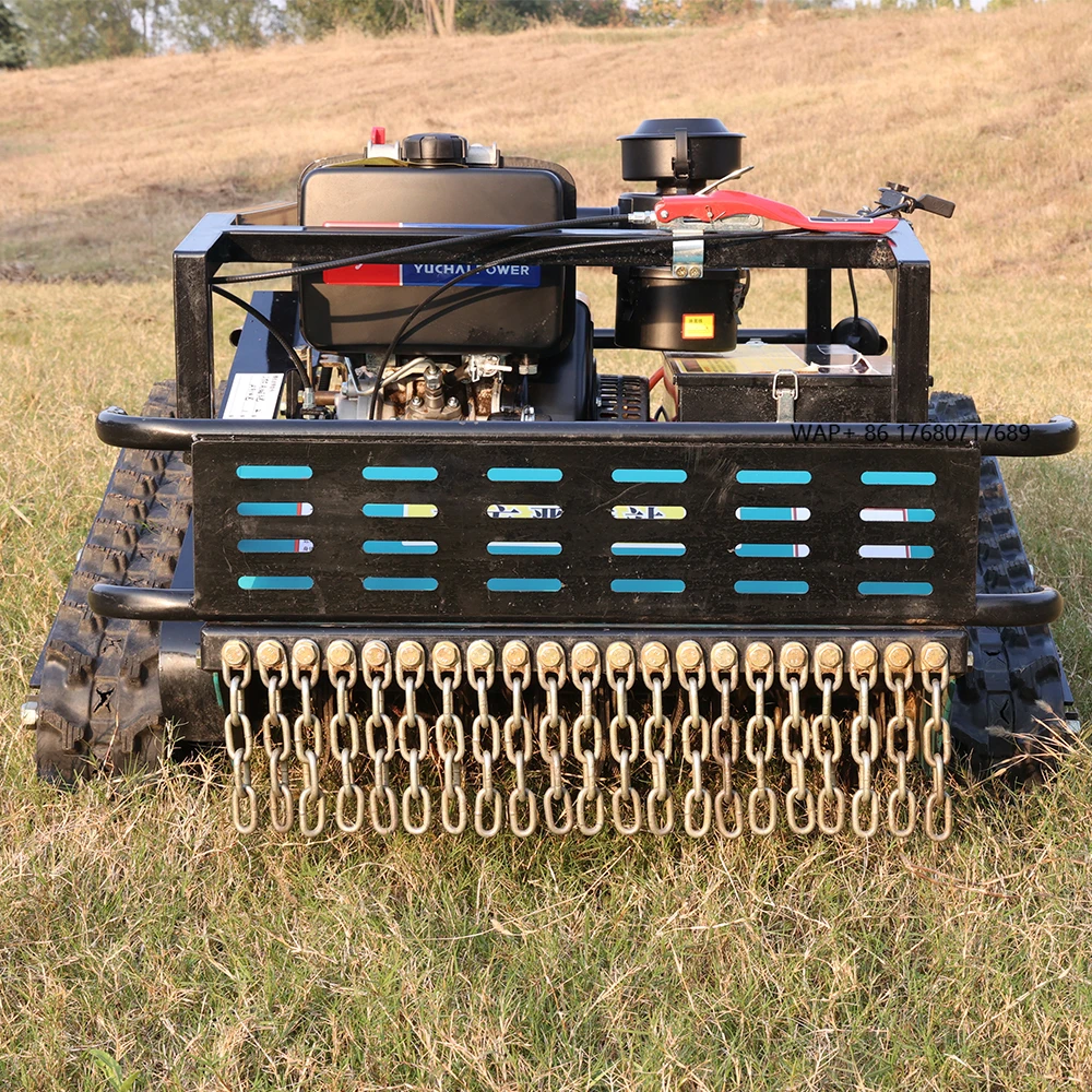 High Quality Grass Cutter Machine  Engine Remote Control Lawn Mower for Brush Cutting
