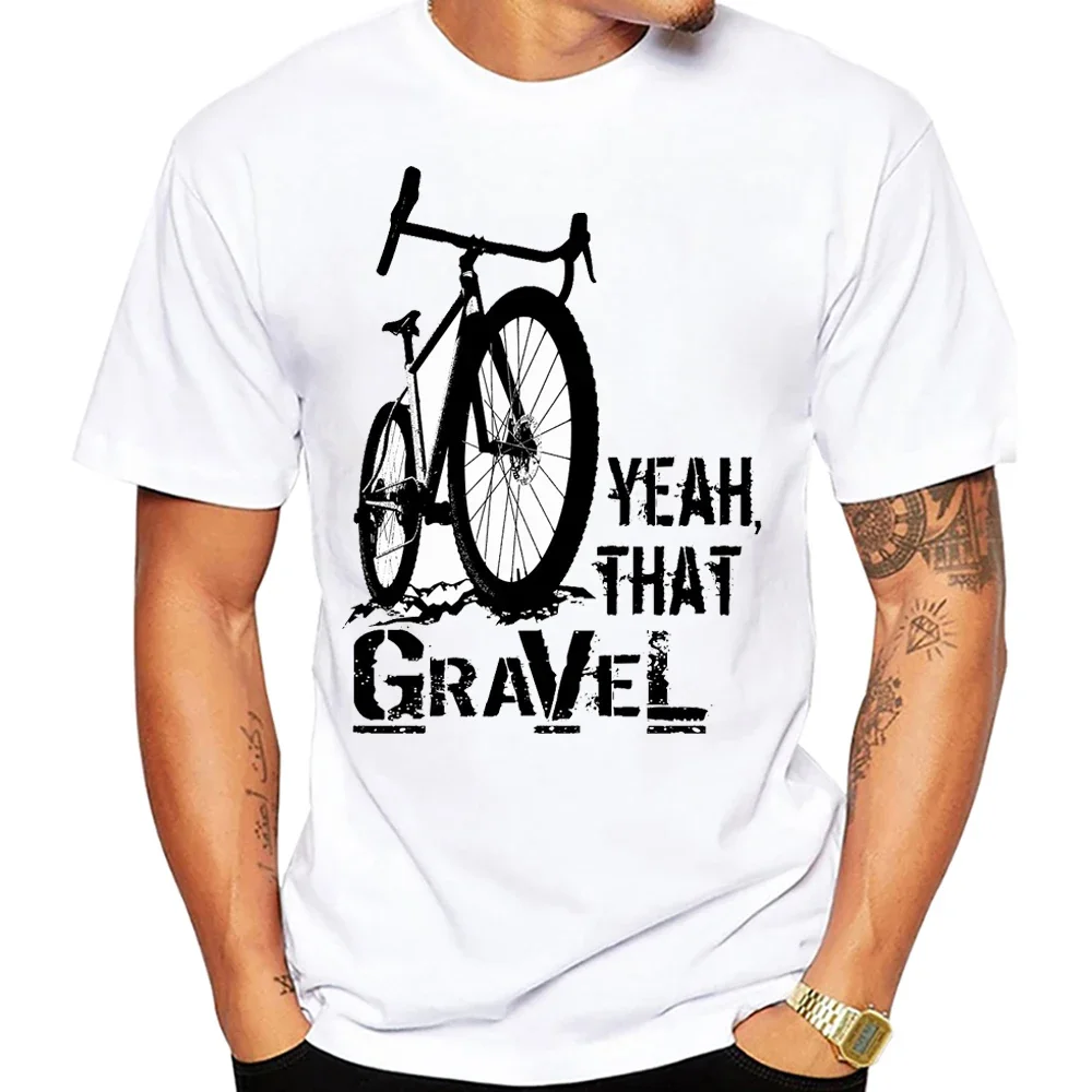 

heavyweight Informal New Cycling Gravel Bike Mountain Biking Clic Men Road Bicycle White Casual Tees New Summer Boy Tops