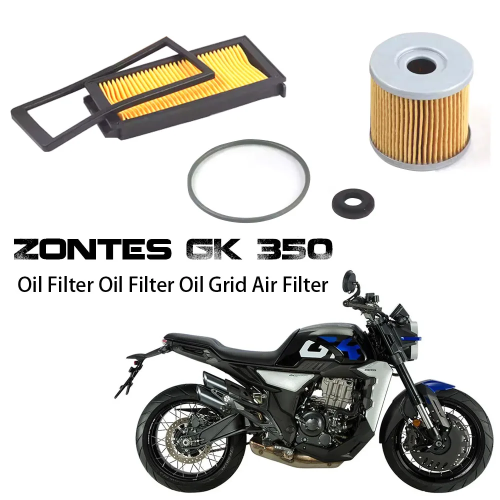 Motorcycle Oil Filter Oil Filter Oil Grid Air Filter For Zontes ZT350 X R1 T1 V GK350