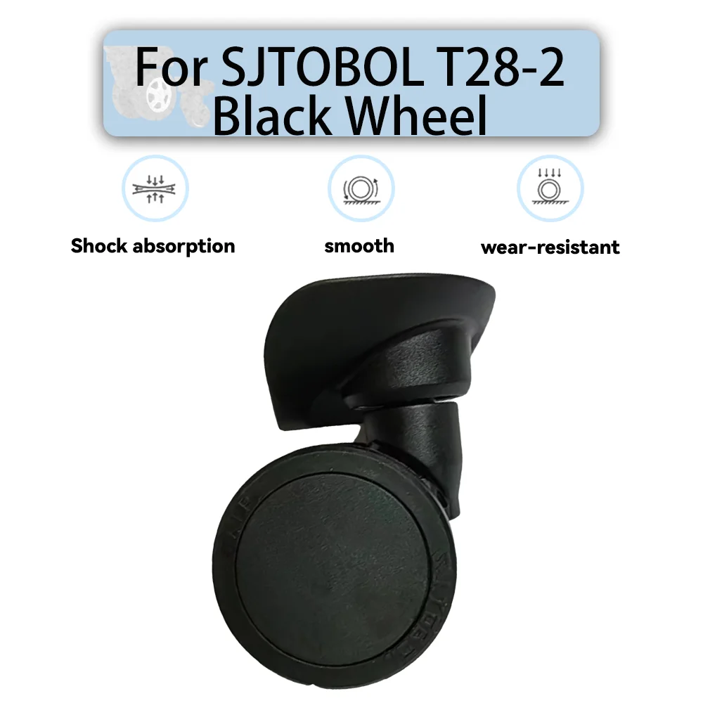 

For SJTOBOL T28-2 Universal Wheel Replacement Suitcase Rotating Smooth Silent Shock Absorbing Travel Accessories Wheels Casters